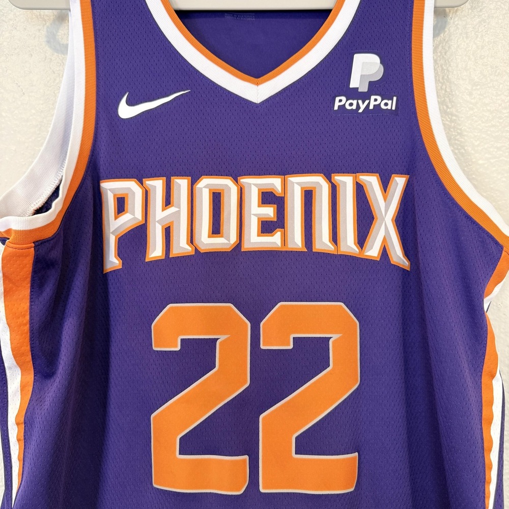 Phoenix Suns Jersey Mens XL Purple NBA Deandre Ayton 22 Nike Dri Fit Basketball